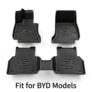 Tapis <span class=keywords><strong>de</strong></span> sol <span class=keywords><strong>de</strong></span> <span class=keywords><strong>voiture</strong></span> en caoutchouc TPE 3D antidérapant <span class=keywords><strong>de</strong></span> luxe, design sportif, tapis <span class=keywords><strong>de</strong></span> <span class=keywords><strong>coffre</strong></span> toutes saisons pour BYD - Product Image 2