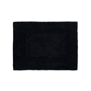 Alfombra de Baño de Algodón a Rayas Lavable a Máquina, Alfombra de Baño de Bambú Negra - Product Image 6
