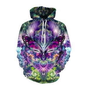 ผลิตจากวัสดุคุณภาพดีที่สุด โพลีเอสเตอร์ผสม เสื้อฮู้ดแขนยาว สตรีทแวร์ แฟชั่น เสื้อฮู้ดแบบซับลิเมชั่น - Product Image 1