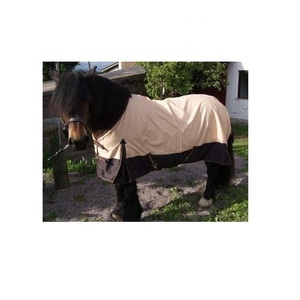 Meilleure vente grande taille tapis de cheval d'hiver Mini Design résistant à l'eau Ripstop sangles de ventre réglables Double boucle de fermeture de poitrine - Product Image 1