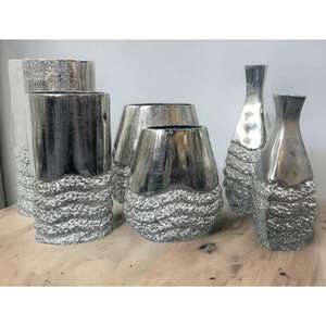 Jarrones de Aluminio Hechos a Mano, Suministros para Gestión de Eventos, Diseños Personalizados, Jarrones para Plantas Artificiales, Macetas al por Mayor - Product Image 1