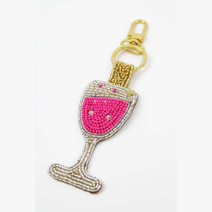 Decorative Classic Beaded Embroidery <b>Bag</b> <b>Charms</b> Set Creative Seed Beads Eco-Friendly Handmade Alloy Woven Carabiner Keychain - Product Image 4