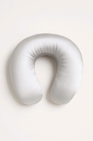 Oreiller de voyage en soie de mûrier 100% 19mm, léger, lavable, antibactérien, non toxique, personnalisable, support en forme de U