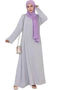 Robe longue islamique pour femmes, design simple, abaya hijab, élégante, décontractée, respirante, vêtements musulmans traditionnels, abayas ethniques pour femmes - Product Image 4