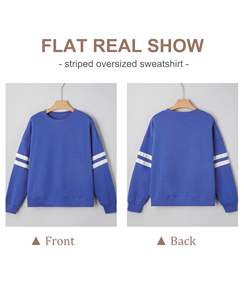 เสื้อสเวตเชิ้ตผู้หญิงไซส์ใหญ่สำหรับฤดูใบไม้ร่วงและฤดูหนาว รุ่นใหม่ คุณภาพสูง ระบายอากาศได้ดี รับผลิตตามแบบ OEM ODM - Product Image 5