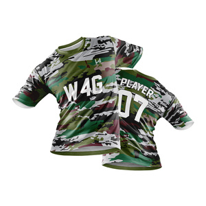 เสื้อกีฬาโพลีเอสเตอร์ผู้ชายแบบซับลิเมชั่นสั่งทำพิเศษ ป้องกันแบคทีเรีย พร้อมหมายเลขทีม เสื้อฟุตบอลสั่งทำพิเศษ ระบายอากาศ แห้งเร็ว - Product Image 3