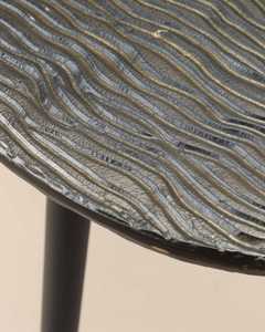 Top Rated Modern Oval Coffee <b>Table</b> Set of 2 Metal Finish Midcentury Design Living Room Furniture Durable Home Decor - Product Image 5