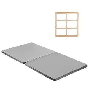 Twin Size Bunkie Board 1.5 in <b>Bed</b> Board Slats 200D Oxford Cloth <b>Easy</b> Assembly Wooden Mattress Support for Twin Size <b>Beds</b> - Product Image 1