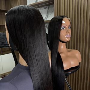 Top qualité os droite longue perruque couleur naturelle suisse HD/dentelle transparente vietnamien humain vierge/cheveux bruts prix de gros SMA - Product Image 6