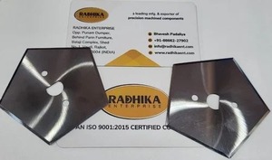 RADHIKA ENTERPRISE <b>Tungsten</b> Carbide Pentagon Industrial Cutting Blade with 6 Months Warranty Tested & Inspected - Product Image 2