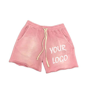 Shorts en jean délavé pour hommes, marque privée, en coton épais, pour les acheteurs de mode urbaine - Product Image 2