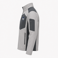Chaqueta Softshell para Hombre Hecha con Tela Resistente, Ajuste Cómodo y Diseño Flexible para Actividades al Aire Libre, Viajes, Trabajo y Uso Diario