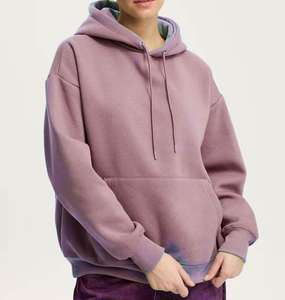 Conjunto de Sudadera con Capucha de Felpa Tejida Extra Grande para Mujer, Sudadera de Algodón Suave, Chándal, Atuendo Informal Cálido de Invierno - Product Image 6