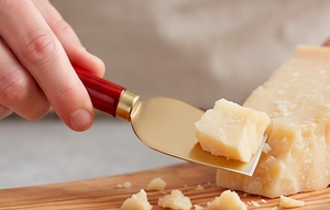 Stainless Steel Cheese Spreader Elegant Design With Gold Head <b>Red</b> Handle Perfect for <b>Kitchen</b> <b>Accessory</b> Flatware Cutlery Set - Product Image 5