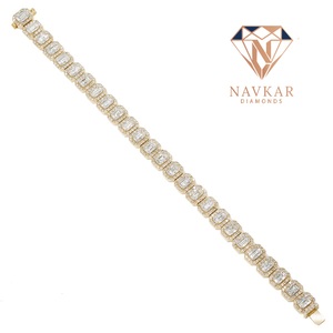 <b>Iced</b> <b>Out</b> Diamond Hip HopTennis Bracelet with <b>Iced</b> <b>Out</b> Stainless Steel Cuban Link <b>Chain</b> Bracelet for Gift - Product Image 2