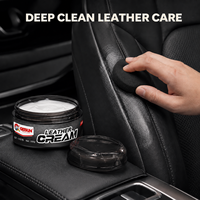 Getsun 200g Lederpflegecreme Reiniger Conditioner Politur Restaurator Schutzmittel für Autositze Sofa Möbel Schuhe Kleidung