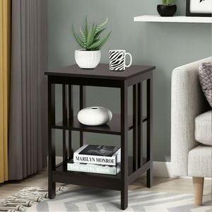 3-Tier Nightstand with Stable Structure <b>Side</b> Table End Table - Product Image 2