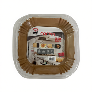 Papier de base pour friteuse à air de 20 cm, composant essentiel pour une cuisson efficace - Product Image 1