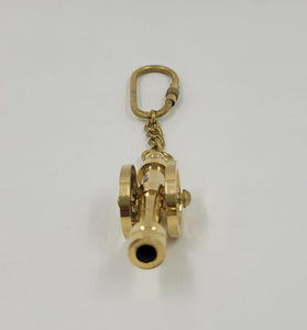 Llavero de cañón de latón vintage, mini cañón, llavero náutico marítimo, accesorio de regalo coleccionable - Product Image 2