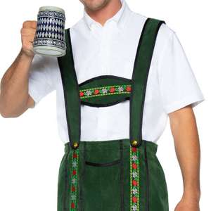 Lederhosen Tradicionales Hechos a Mano de Alta Calidad para Hombres Adultos, Cuero Genuino de Piel de Vaca - Product Image 3
