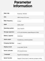 Console de jeu portable H5 avec écran IPS de 5 pouces, système Linux 64g, console de jeu vidéo avec éclairage RVB, batterie 4000 mAh