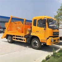 Camion à ordures Dongfeng à bras oscillant, 12 m3, camion de collecte des déchets, camion à ordures à bras oscillant