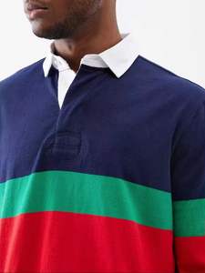 Camiseta Polo de Manga Larga para Hombre, Deportiva, Multicolor y con Diversos Diseños, Estilo Rugby, Casual, Personalizable - Product Image 6