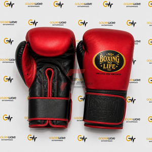 Guantes de Boxeo Personalizados con su Propio Logotipo, de Cuero Genuino de Alta Calidad, Sin Cordones, Ligeros, Duraderos, para Adultos - Product Image 2
