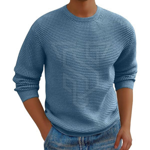 Sweat-shirt en coton 100% pour homme, tricot uni, vêtements décontractés pour l'automne et l'hiver, nouveau design, séchage rapide et respirant - Product Image 1