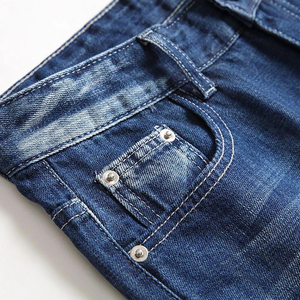 Shorts de Mezclilla para Hombre de la Mejor Calidad, Corte Casual Holgado a la Rodilla, Transpirables y Ligeros para Verano - Product Image 4