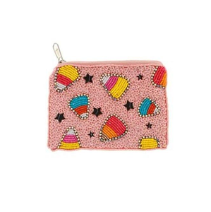 Porte-monnaie personnalisé avec logo indien, orné de perles et de motifs brodés de perles de rocaille par MD HANDICRAFTS - Product Image 4