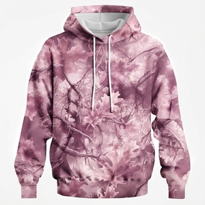 Sweat-shirt à capuche unisexe surdimensionné en polaire, hiver, uni, lavé, respirant, coupe-vent, avec poche - Product Image 4