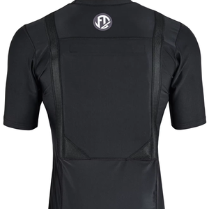 Camisa Protectora Oculta de Estilo Formal con Tejido de Compresión que Absorbe la Humedad y Bolsillos Internos, Mezcla de Poliéster - Product Image 1