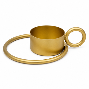 Support de bougie chauffe-plat en métal doré en forme de fleur de lotus à 3 emplacements, support décoratif Diya pour la décoration intérieure, centre de table pour Diwali et mariage - Product Image 2