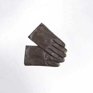 MERITORIOUS INTERNATIONAL Men's <b>Thin</b> Genuine Leather Touchscreen Compatible Motorbike <b>Gloves</b> Breathable Eco-Friendly Needle - Product Image 6