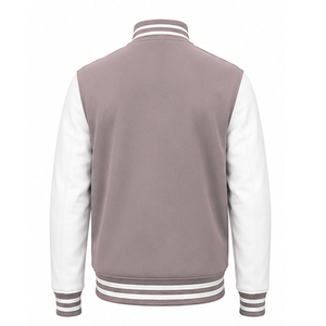 Classic varsity <b>jacket</b> featuring athletic inspired detailing and comfortable warmth for versatile casual streetwear fashion - Product Image 2