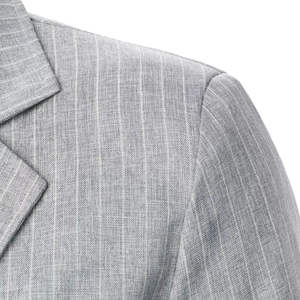 Nouveau Blazer de Costume Classique Croisé Anti-Plis Style Italien Grande Taille pour Homme 2026 – Imperméable et Respirant - Product Image 5