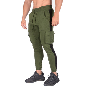 Wholesale Men's Joggers Pants Customized Slim Fit Zipper <b>Pocket</b> Running Workout Gym Fitness Quick Dry Sweat Pants <b>Trousers</b> - Product Image 6