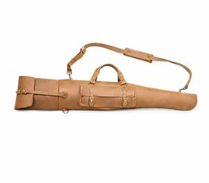 Durable Premium Quality Repellent Leather <b>Gun</b> Cover Convenient Carry Shooting <b>Case</b> for Big Game Hunting High Quality Holster - Product Image 1