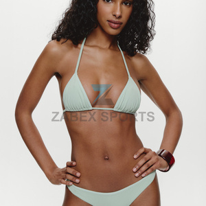 Conjunto de Bikini Personalizado con Estampado, Elegante Conjunto de Bikini de Dos Piezas para Mujer, Traje de Baño de Tela Suave - Product Image 6