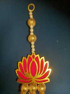 Ethnic Fabric Art Deco Wall Hanging Traditional Handmade <b>Decor</b> Stylish Home Interiors Diwali Weddings Birthday Festive - Product Image 6