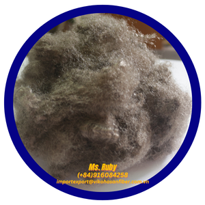 Fibres courtes 100% polyester 15D HS marron, écologiques, recyclées GRS, style creux fin 7D, meilleures ventes, pour oreillers et jouets en filage brut 3D - Product Image 4