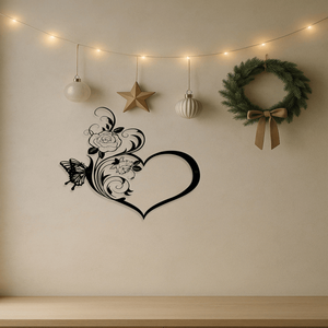 Decorazione da Parete in Metallo a Forma di Cuore Vintage per Soggiorno, Camera da Letto, Ufficio - Scelta dei Clienti Commerciali - Finitura Metallica - Product Image 6