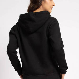ustomized Logo Women Hoodies From Pakistan High Quality Woven Fabric for Autumn/Winter with Crystal Badge Decoration Low Price - Product Image 3