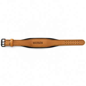 Ceinture de musculation Webson en cuir 10 mm, réglable, antidérapante, pliable, soutien lombaire, entraînement de force, unisexe, fermeture à boucle - Product Image 6