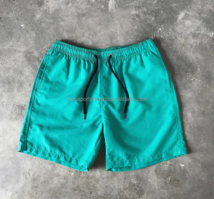 18 Colors Solid Plain <b>Men</b> Swim <b>Trunks</b> Quick Dry Breathable High Waist Polyester/Cotton Outdoor Beach Board Shorts Swimwear - Product Image 3