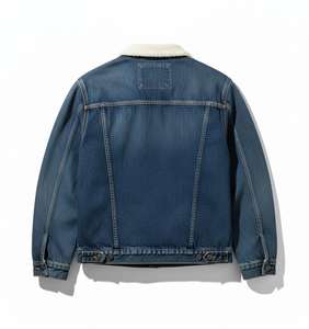 เสื้อแจ็คเก็ตยีนส์ลำลองสำหรับผู้ชาย ผ้าฝ้าย 100% คุณภาพสูง ระบายอากาศได้ดี เหมาะสำหรับฤดูหนาว พร้อมบริการสกรีนโลโก้ด้านหน้าตามสั่ง ขายดีที่สุด - Product Image 2