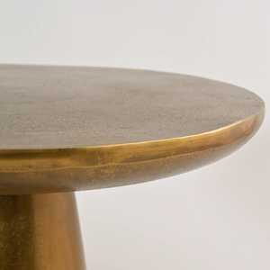 No se Pierda la Moderna Mesa de Consola Redonda con Base de Pedestal, Diseño Minimalista, Muebles Hechos a Mano para Sala de Estar - Product Image 2