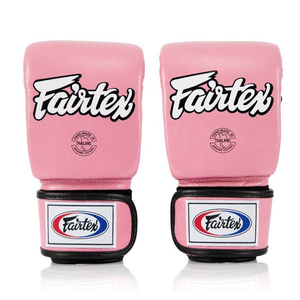 Gants de boxe Fairtex rose et noir en cuir véritable, qualité supérieure, prix de gros RTS, imperméables, pour entraînement et sparring. - Product Image 4