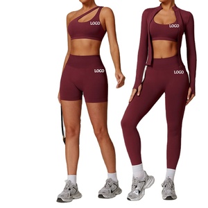 Vêtements de gymnastique Vêtements actifs Ensemble soutien-gorge et short de yoga Haut court à dos nu Pantalon de fitness décontracté Ensembles de yoga - Product Image 1